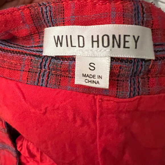 VINTAGE Red plaid skort - Picture 5 of 5